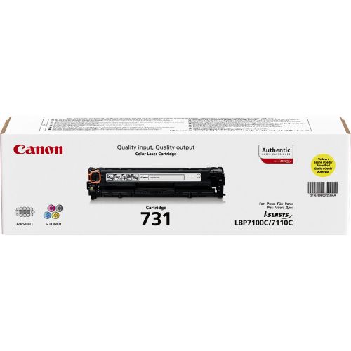 Canon LBP7100CN/7110CW MF8230CN Toner Amarelo 731E 1.500 paginas , Canon , CAN6269B002 , 4960999904665